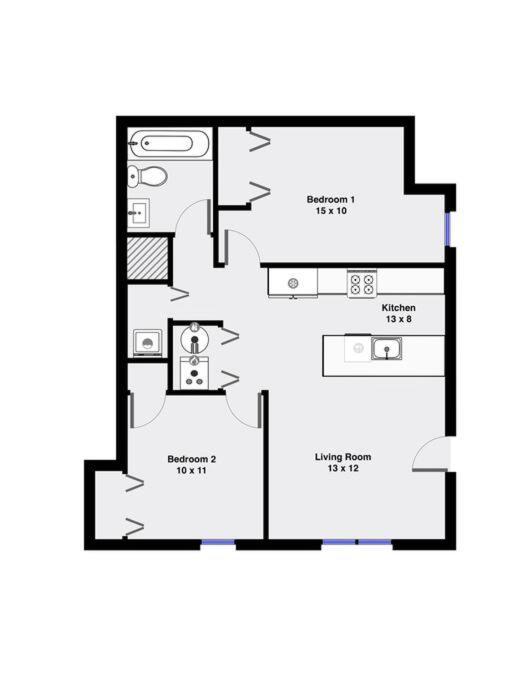 Suite 1 On Southport 4 Queen Beds Chicago Exteriér fotografie